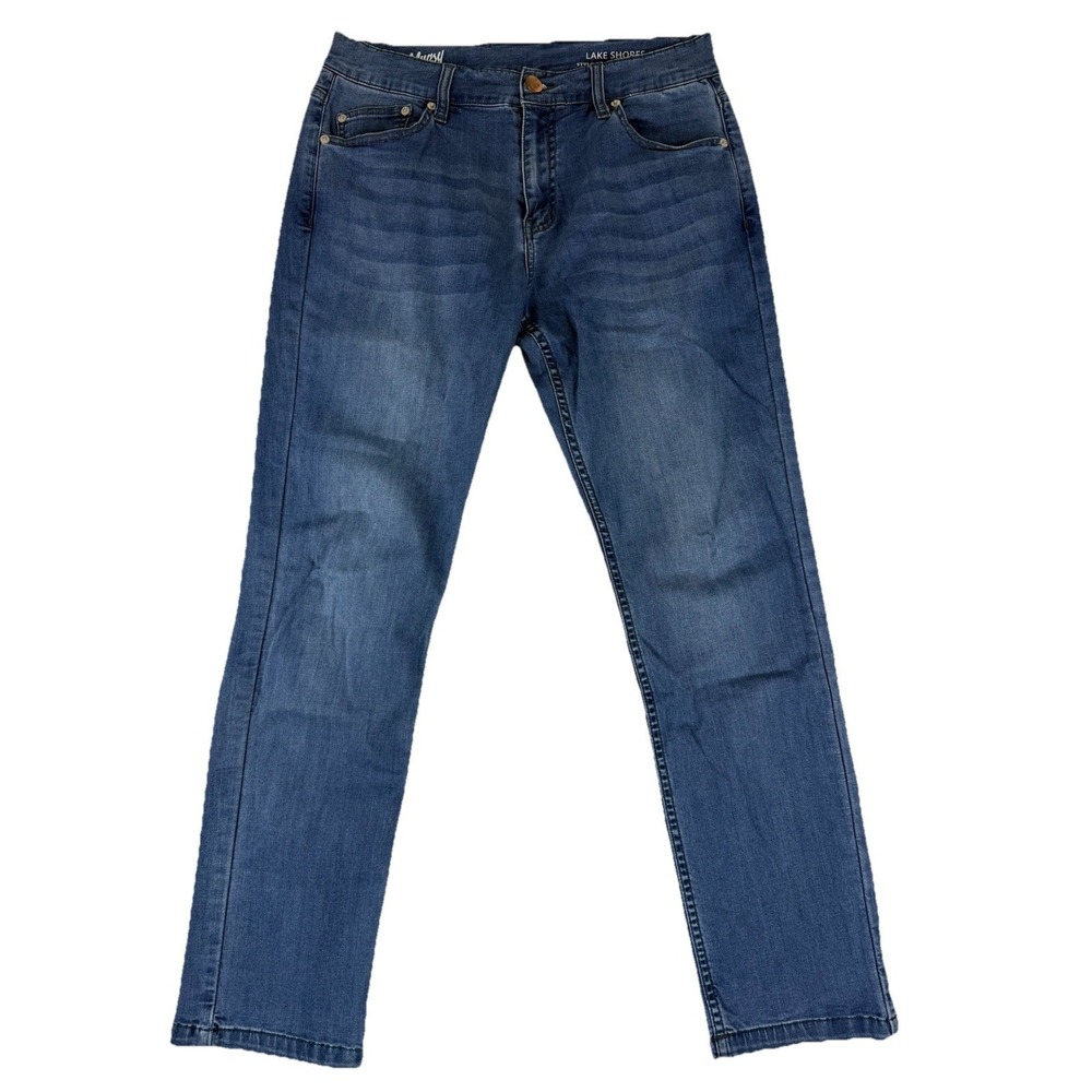 Mugsy Lake Shores Jeans Mens 32x30 Blue Medium Wash FLX3NLA Stretch Denim